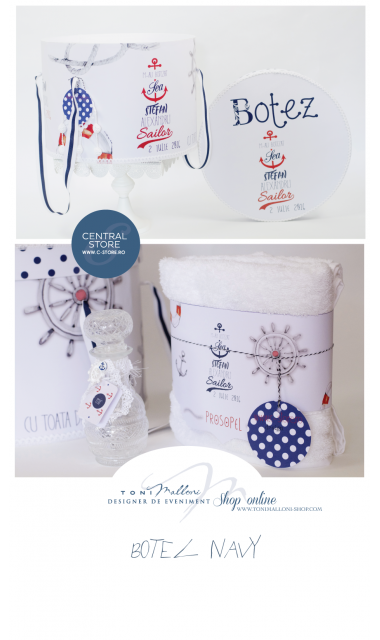 Trusou de botez cu broderie pentru baieti, The Sailor Boy 3